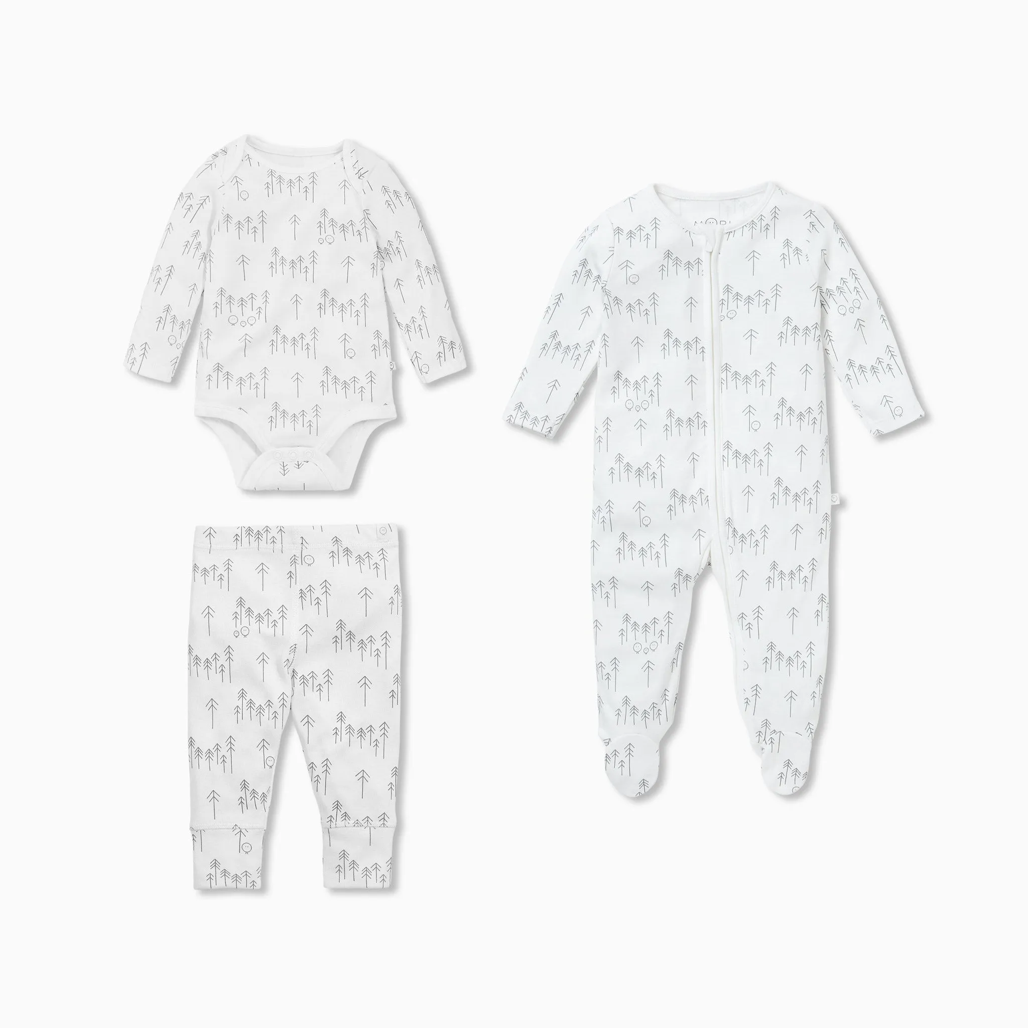 Forest Sleepsuit, Bodysuit & Leggings Set