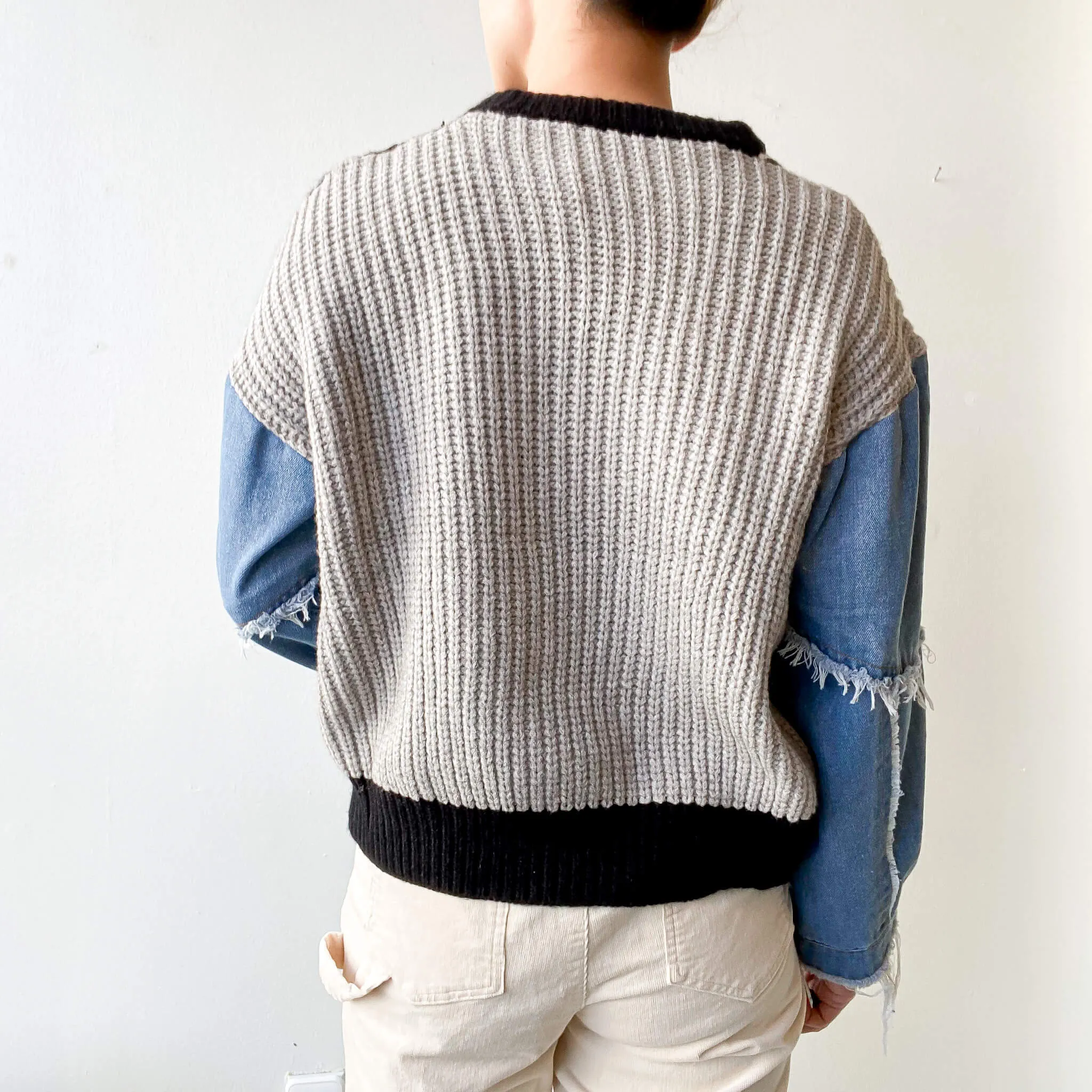 garden | Denim Knit Sweater