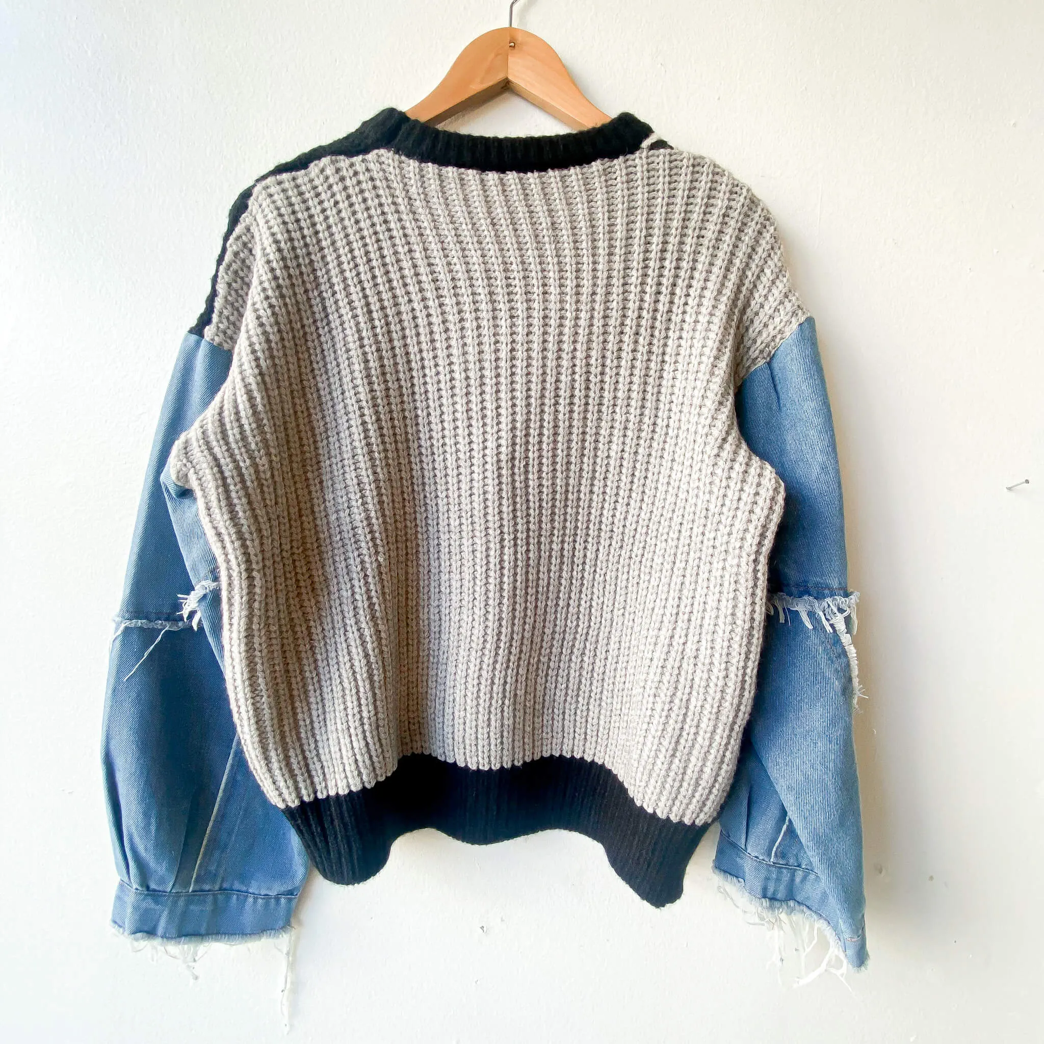 garden | Denim Knit Sweater