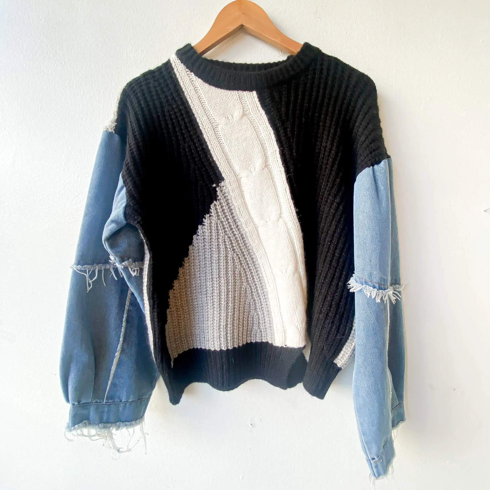 garden | Denim Knit Sweater