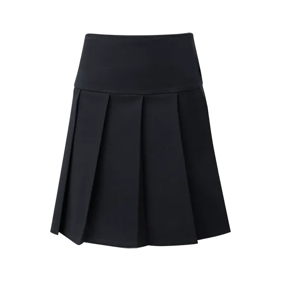 Girls Panel Pleated School Skirt