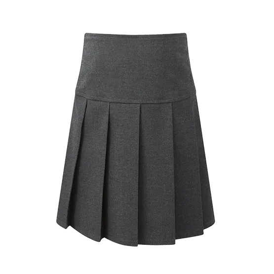 Girls Panel Pleated School Skirt