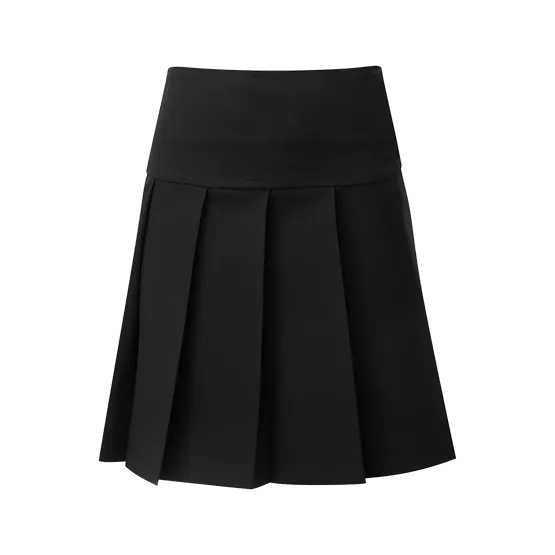 Girls Panel Pleated School Skirt