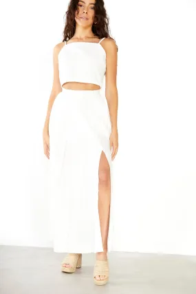 Glamorous Studio Pleated Maxi Skirt