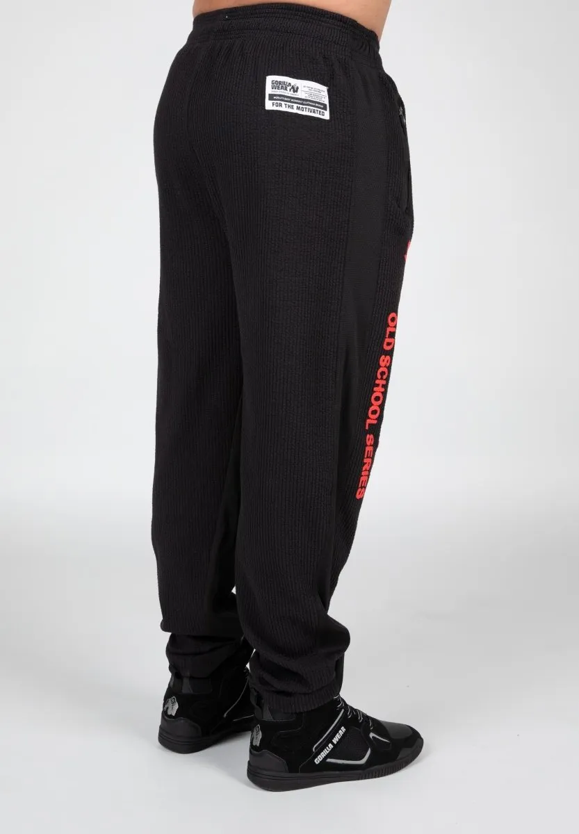 Gorilla Wear Augustine Old School Pants - Black/Red