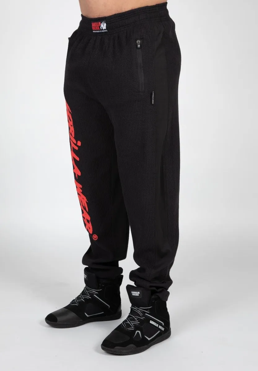 Gorilla Wear Augustine Old School Pants - Black/Red