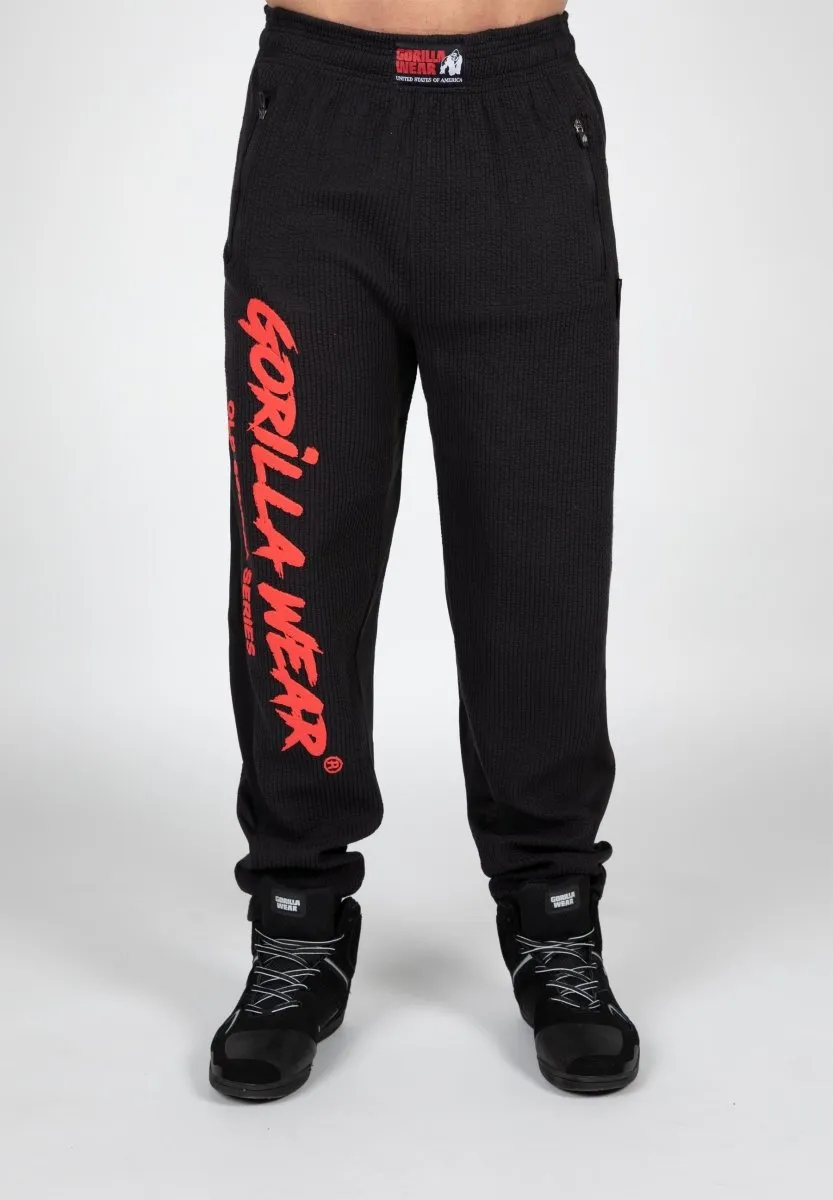 Gorilla Wear Augustine Old School Pants - Black/Red