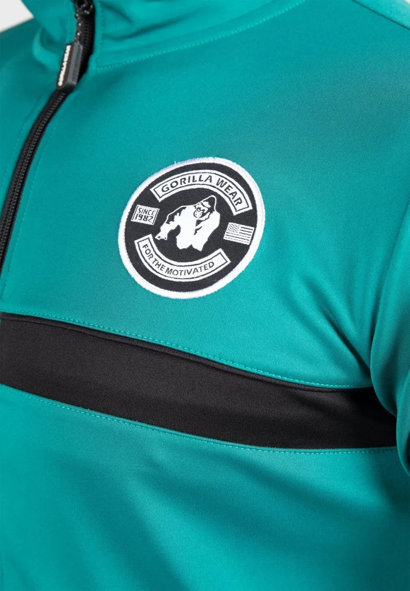 Gorilla Wear Vernon Track Jacket - Teal Green