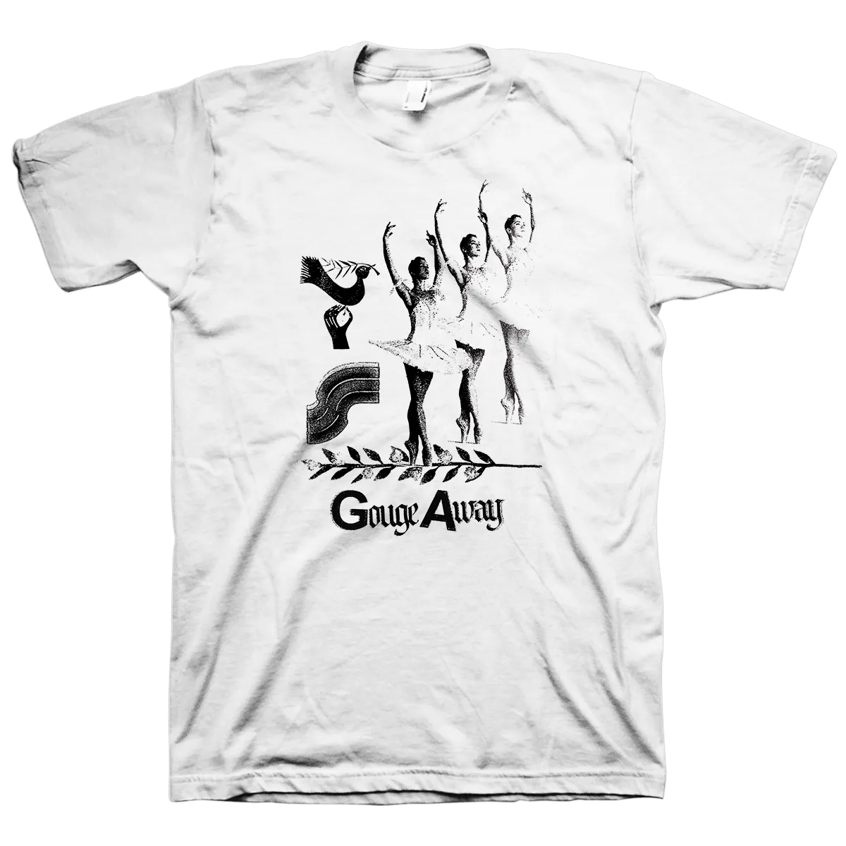 Gouge Away "Dance" White T-Shirt