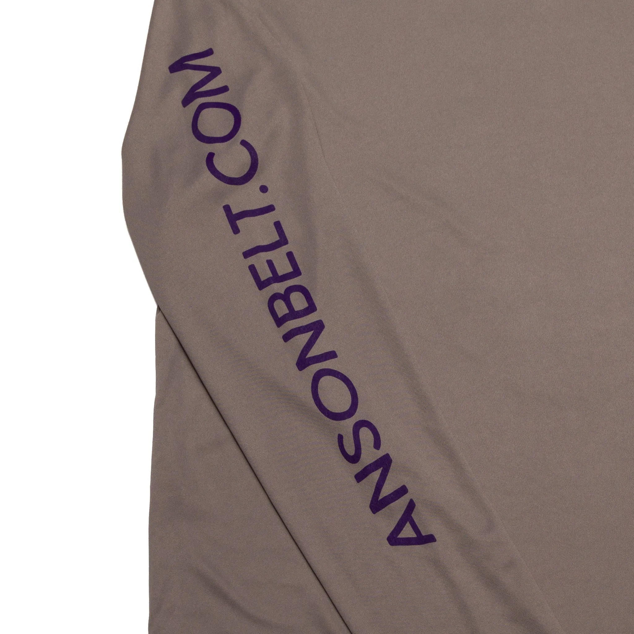 Grey Anson Belt Performance Long Sleeve Tee w/ Hanes Sport™ Men's FreshIQ™ Cool DRI® technology