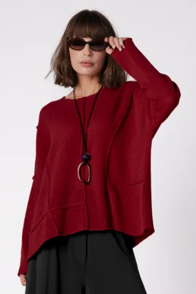 GRIZAS Cecilia Sweater in Red