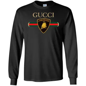 Gucci Lamborghini T-shirt Men Long Sleeve Shirt