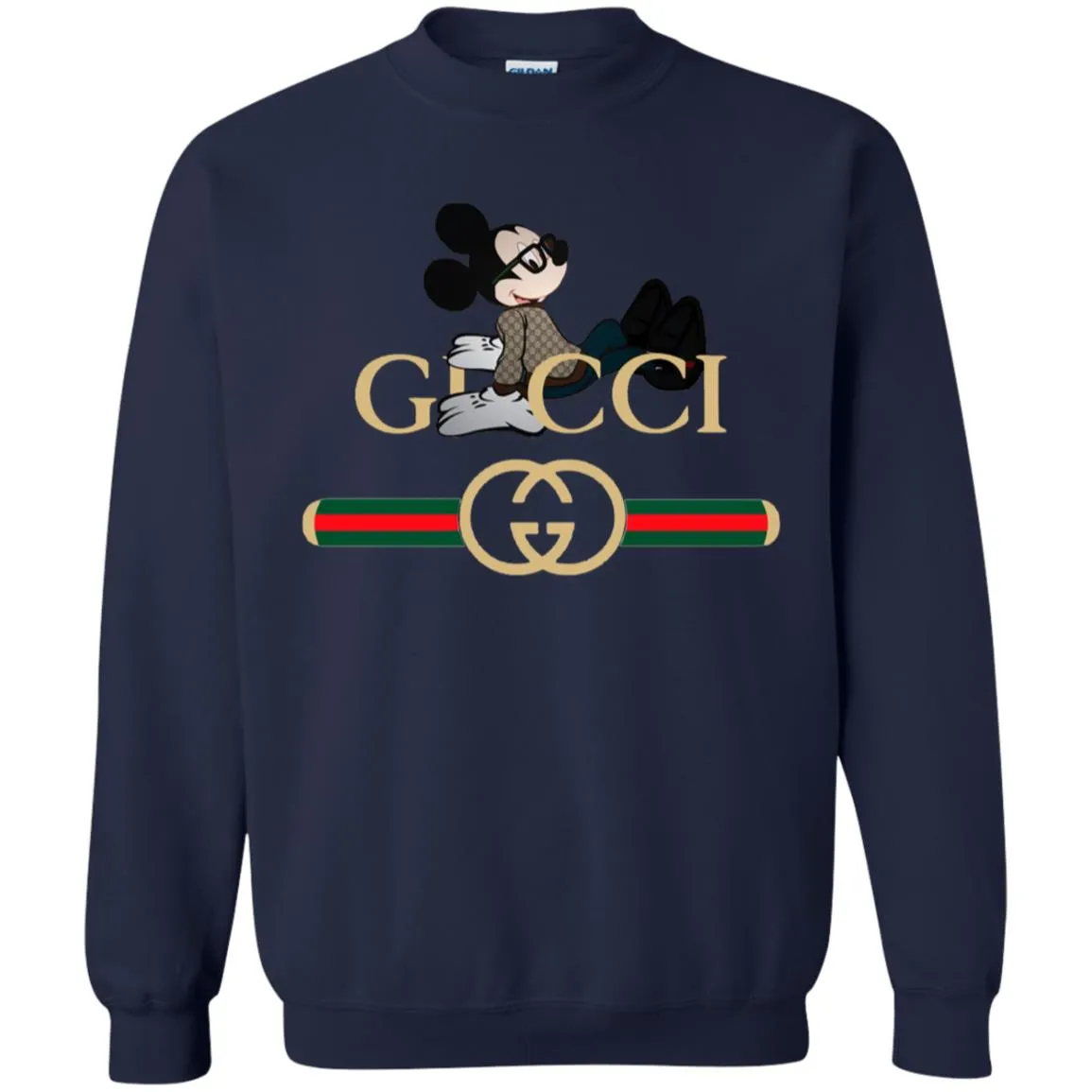 Gucci Mickey T-shirt Crewneck Pullover Sweatshirt