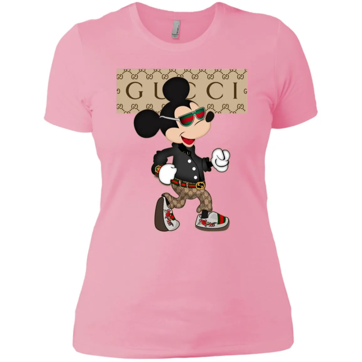 Gucci Shirt Mickey Mouse T-shirt Women Cotton T-Shirt