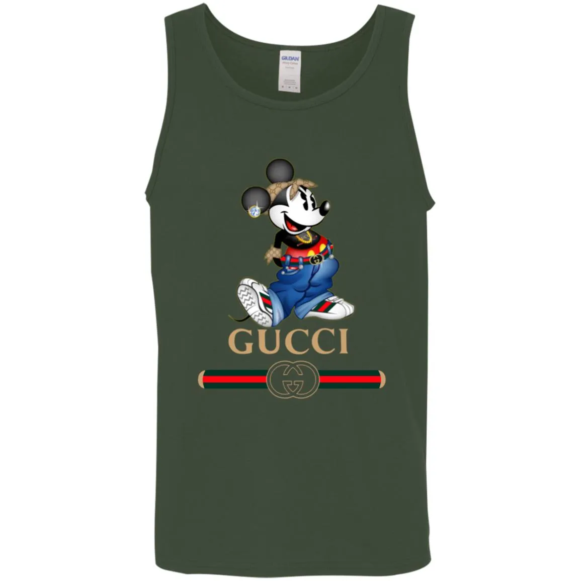 Gucci T-shirt Mouse Mickey Cartoon T-shirt Men Cotton Tank