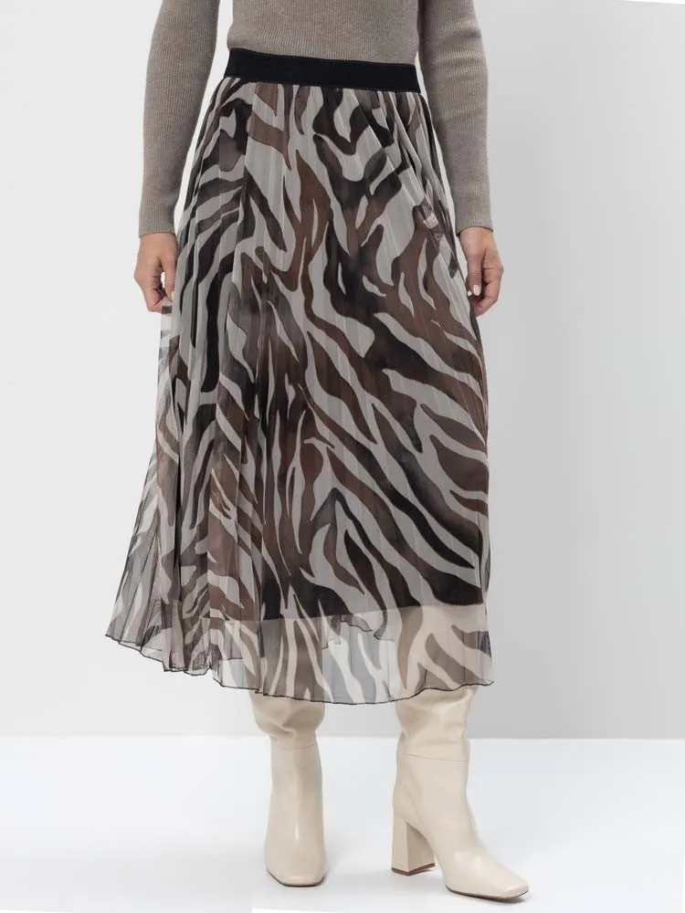 H Pleated Skirt