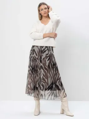 H Pleated Skirt