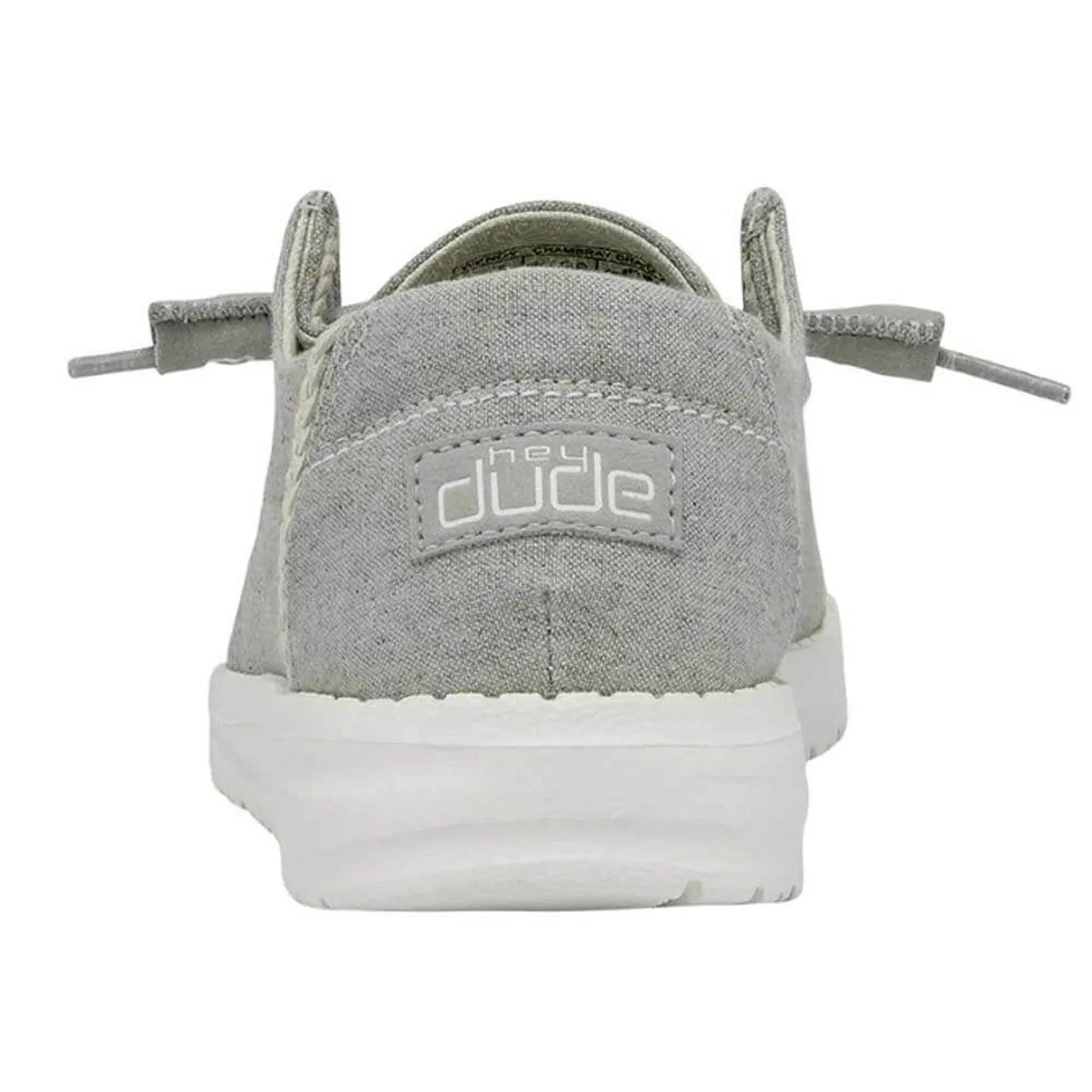 Hey Dude Youth Wendy Chambray Braid Grey Shoe