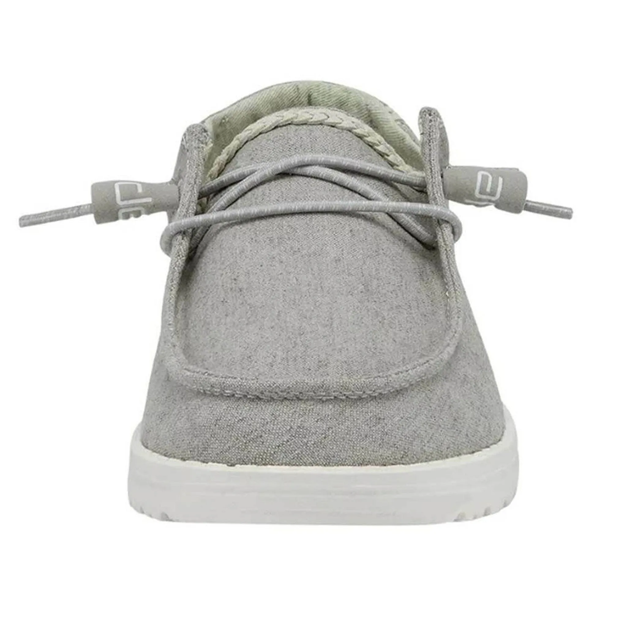 Hey Dude Youth Wendy Chambray Braid Grey Shoe