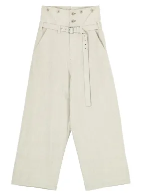 High Waist Pants Wtih Belt