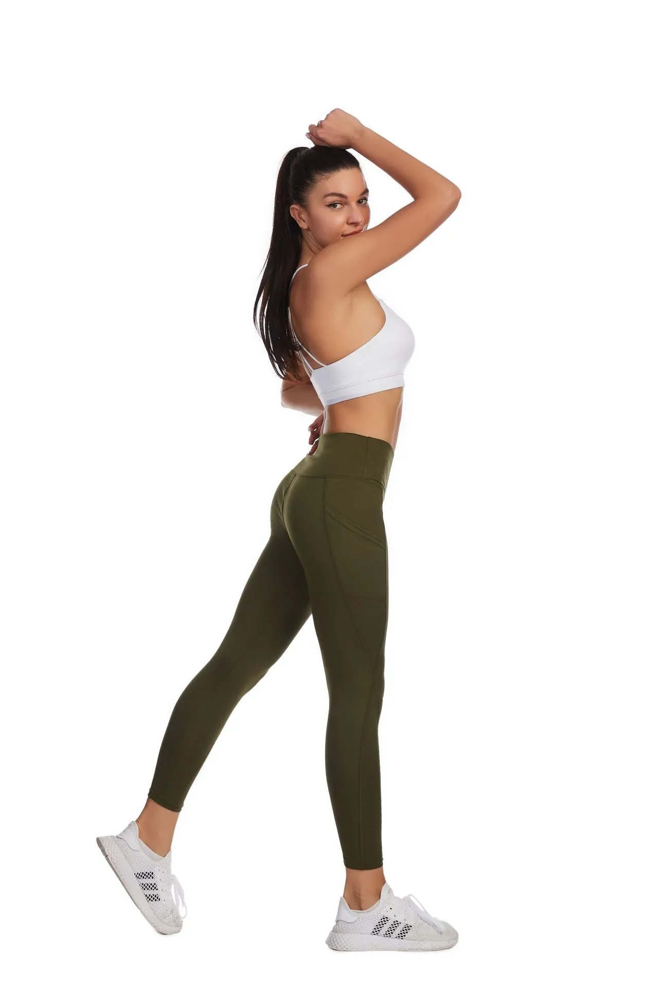 High Waist Side Yoga Pants