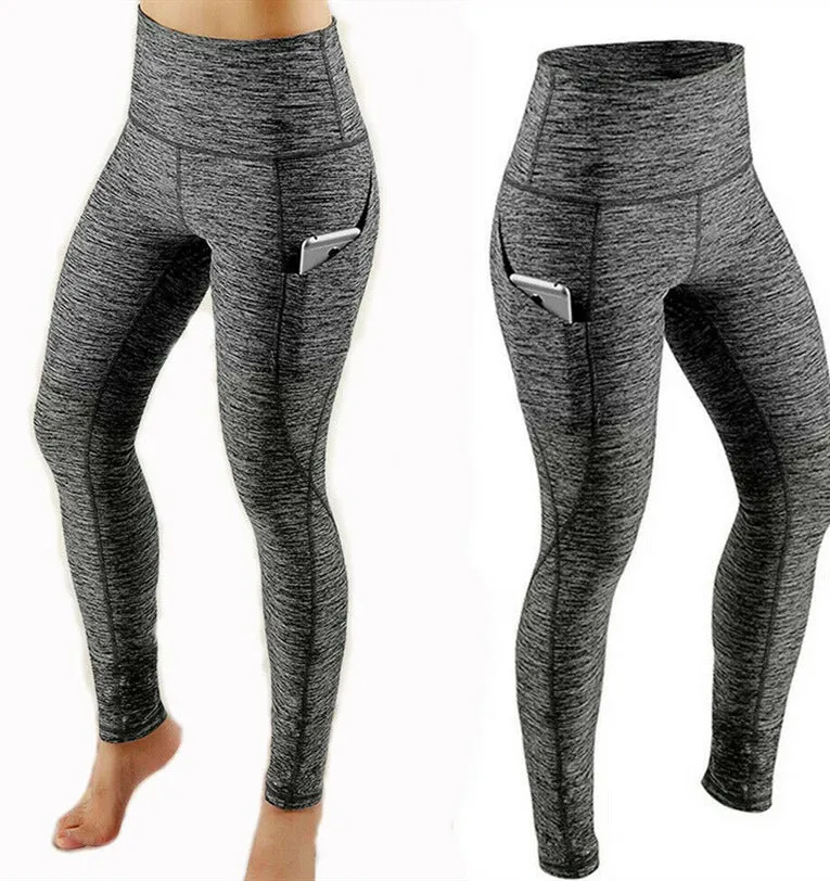 High Waist Side Yoga Pants