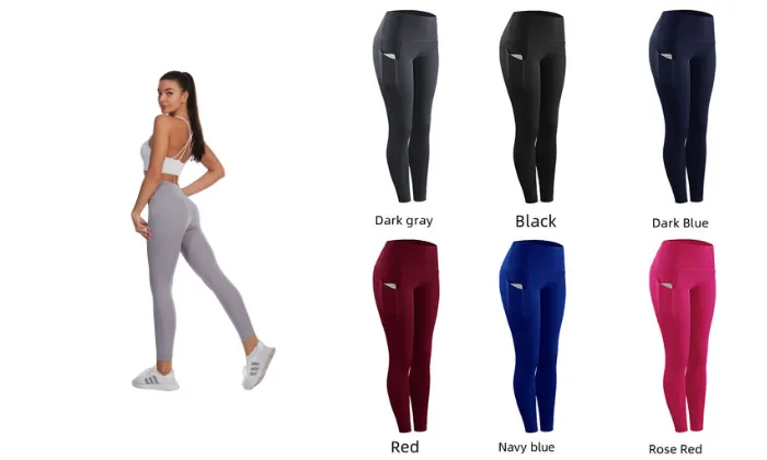 High Waist Side Yoga Pants