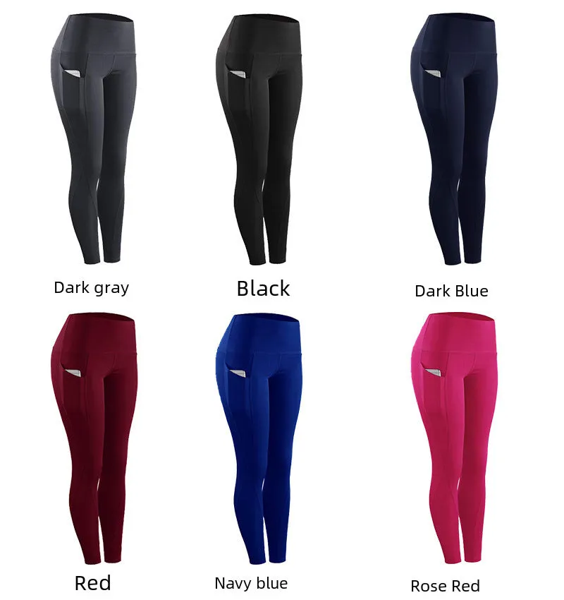 High Waist Side Yoga Pants