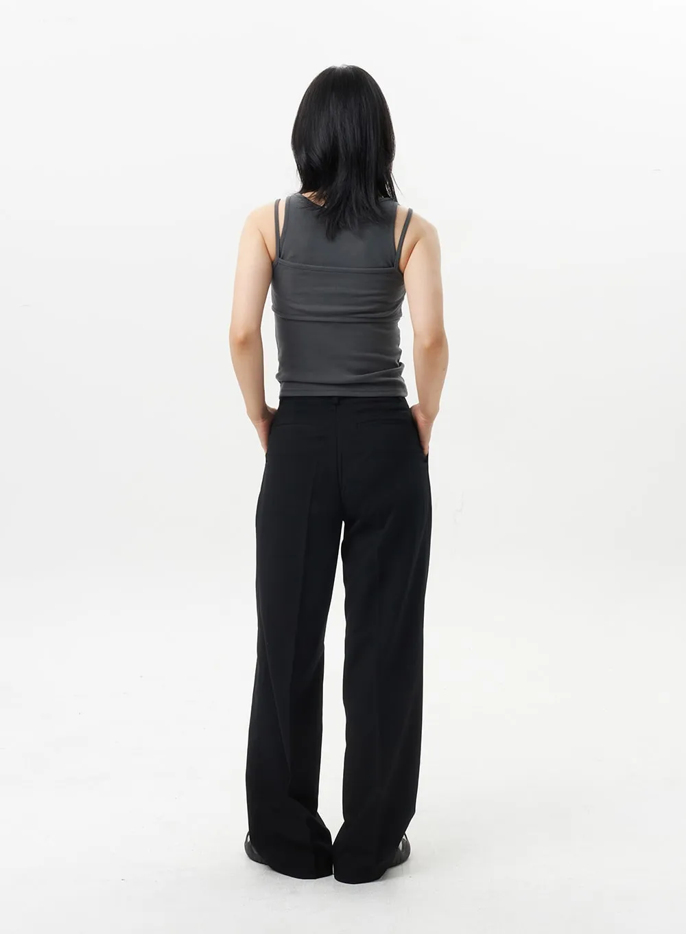 High Waist Tailored Pants OL312