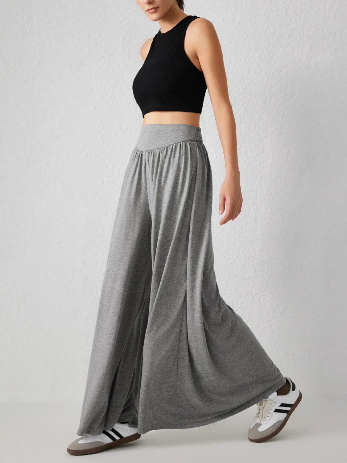 High Waist Wide Leg Pants