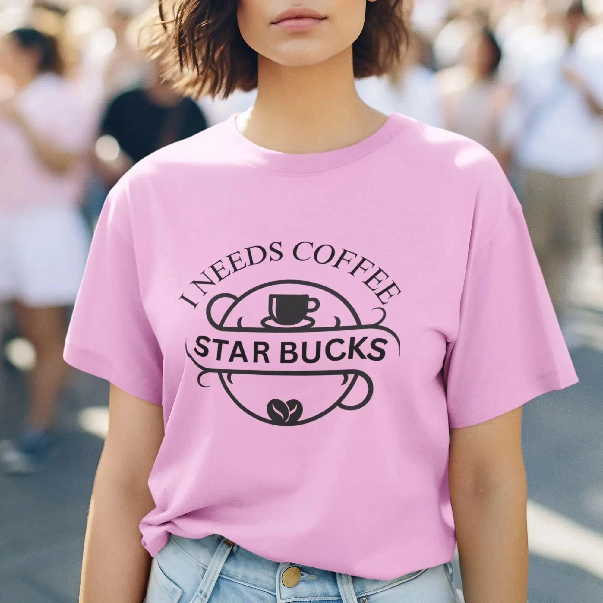 I Needs Coffee Star Bucks Classic T-Shirt