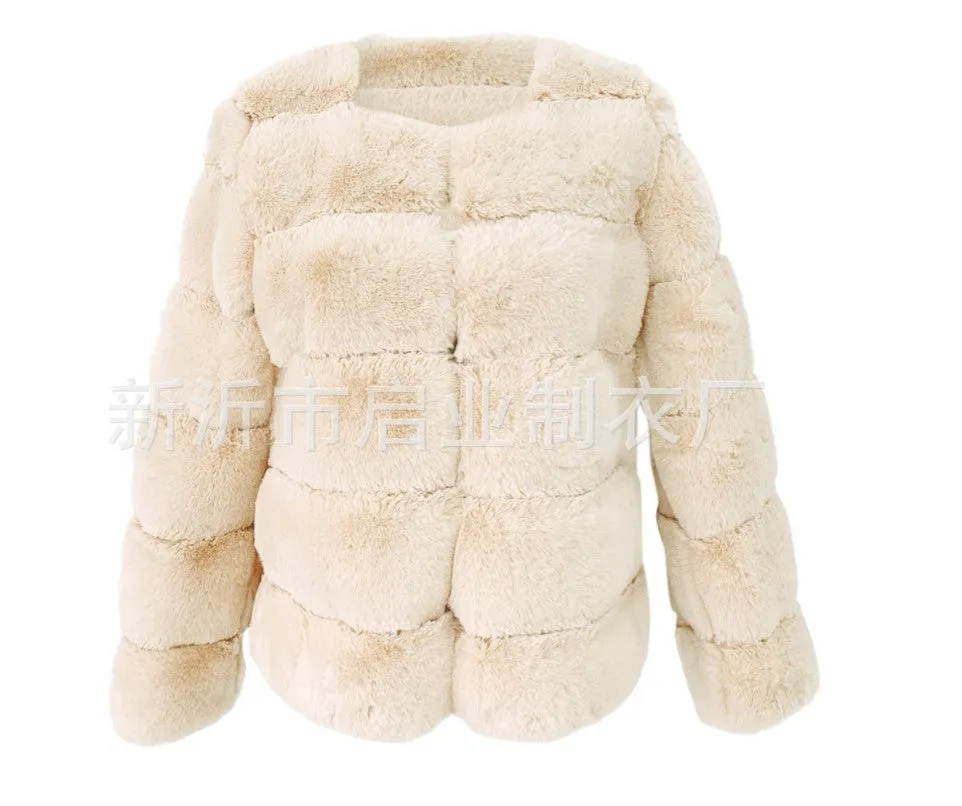 Imitation Fox Fur Coat