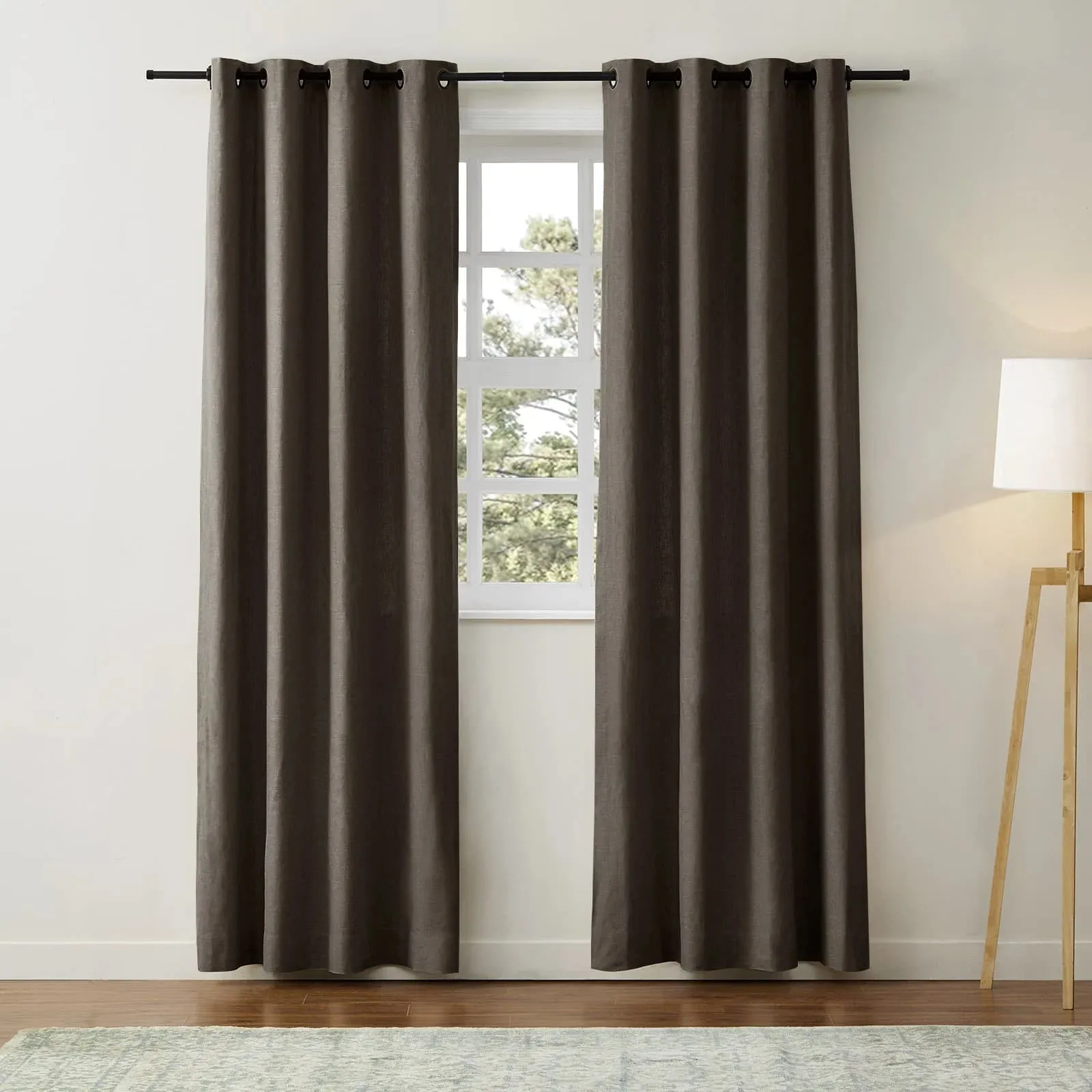 Jawara Luxury Linen Cotton Curtain Grommet