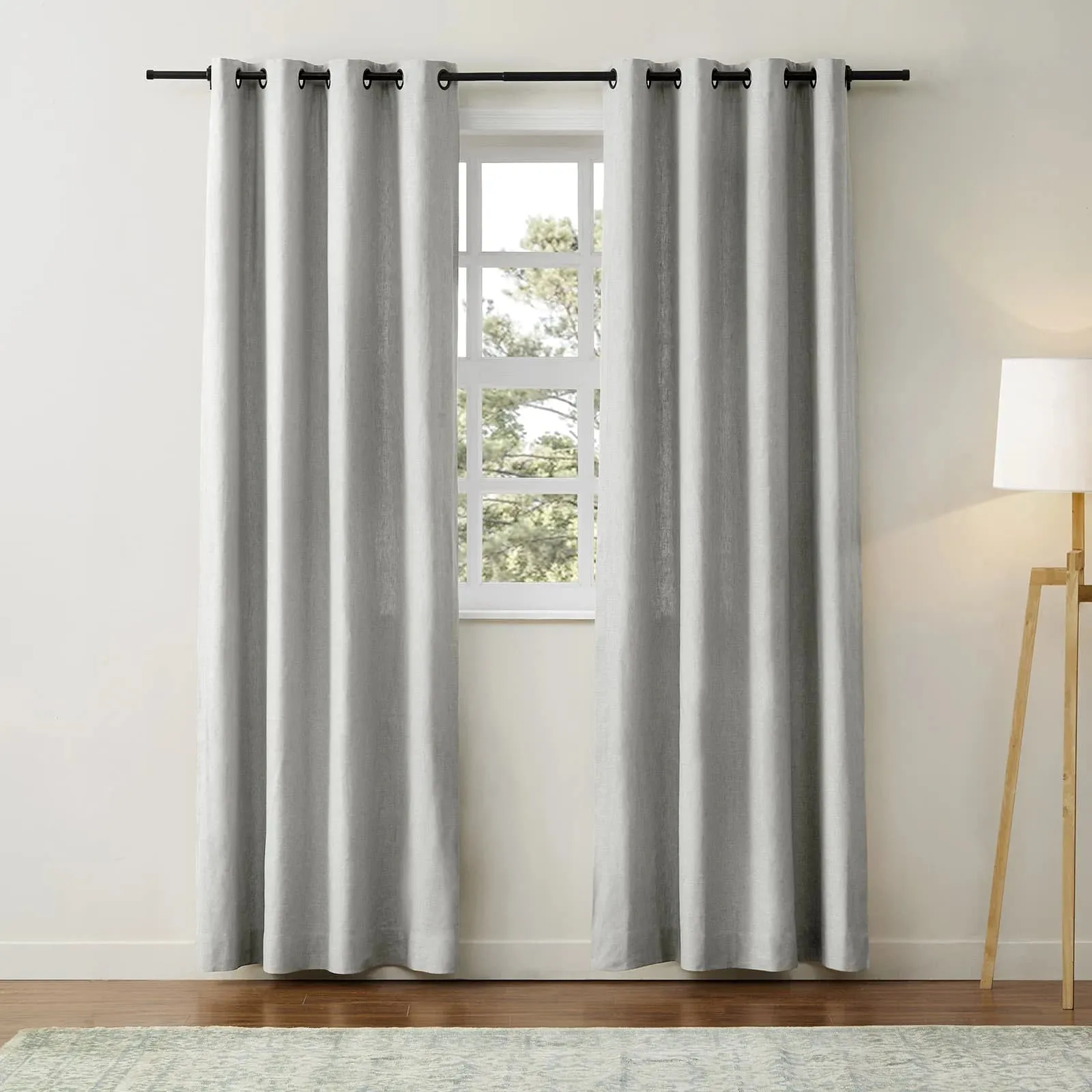 Jawara Luxury Linen Cotton Curtain Grommet