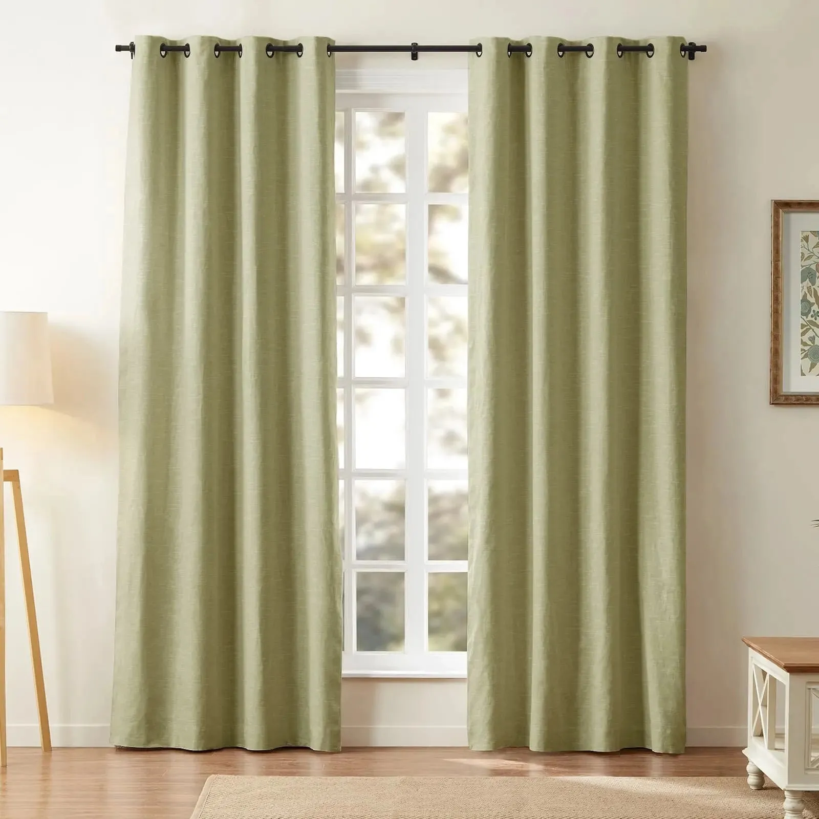 Jawara Luxury Linen Cotton Curtain Grommet