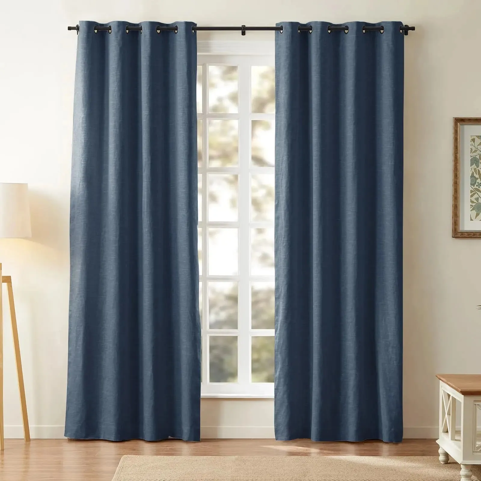 Jawara Luxury Linen Cotton Curtain Grommet