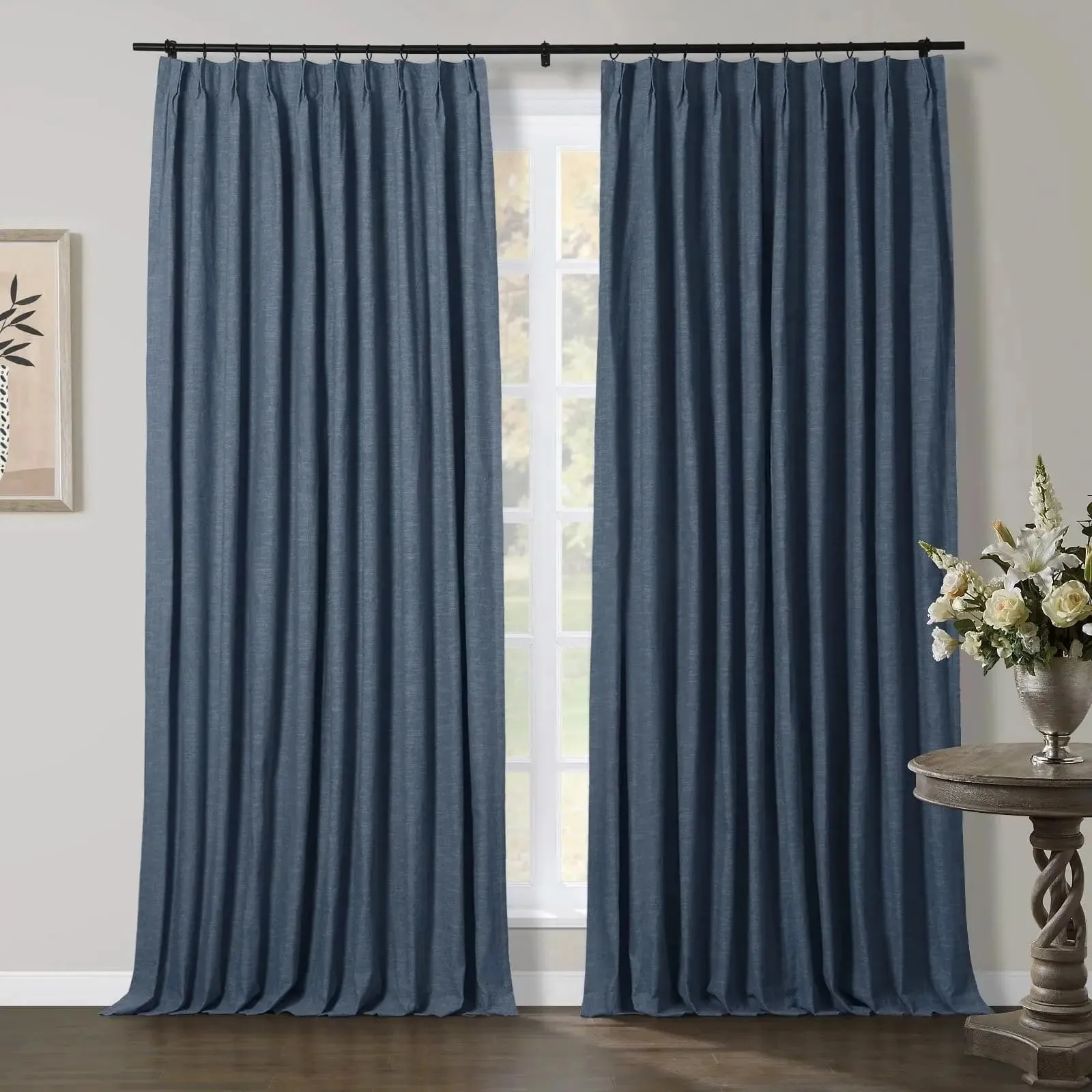 Jawara Luxury Linen Cotton Curtain Pleated