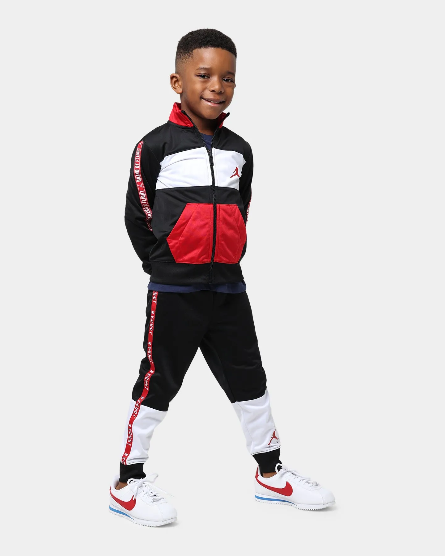 Jordan Kids' Jumpman Track Jacket Black/Gym Red