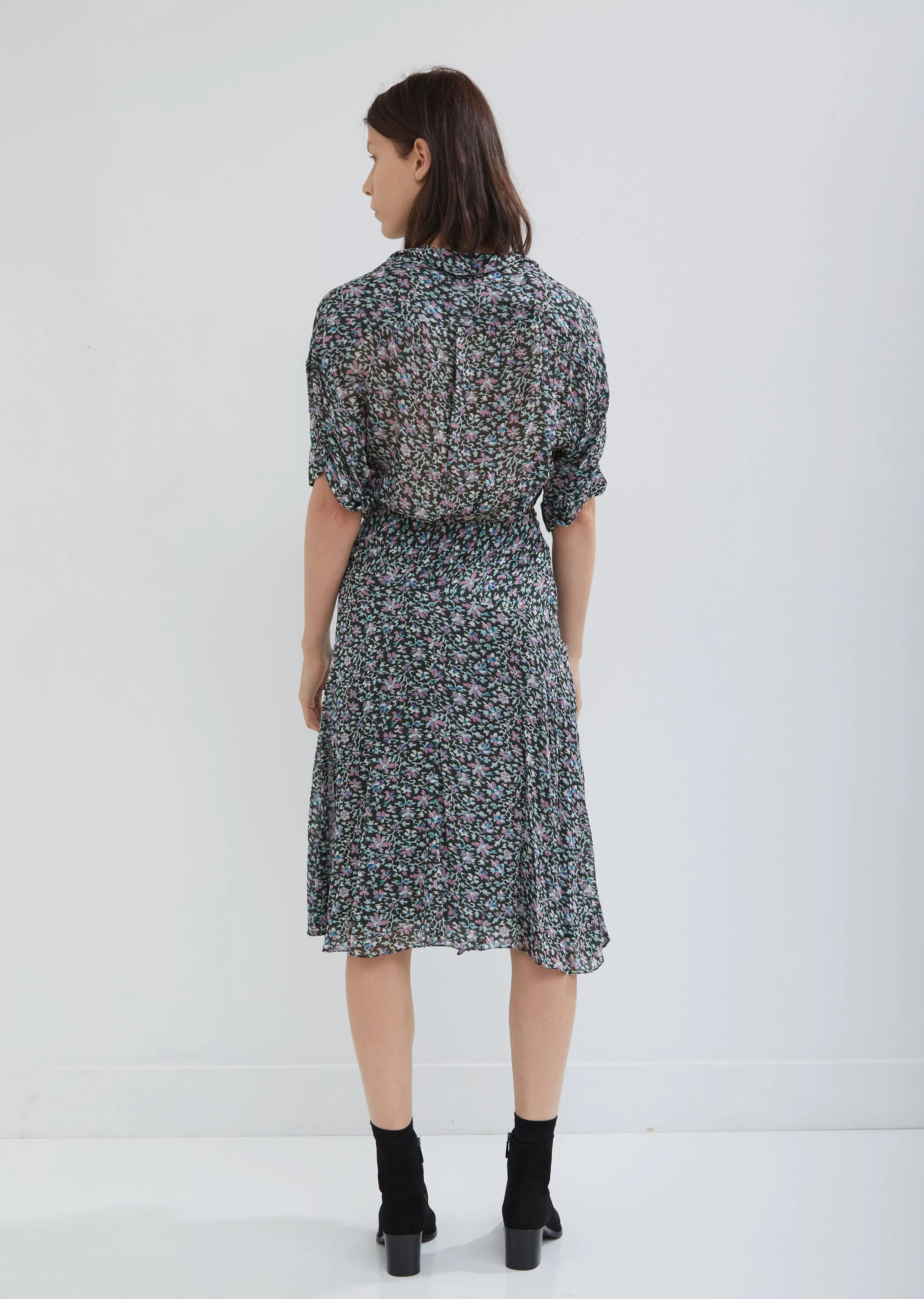 Juyane Floral Crepe Dress