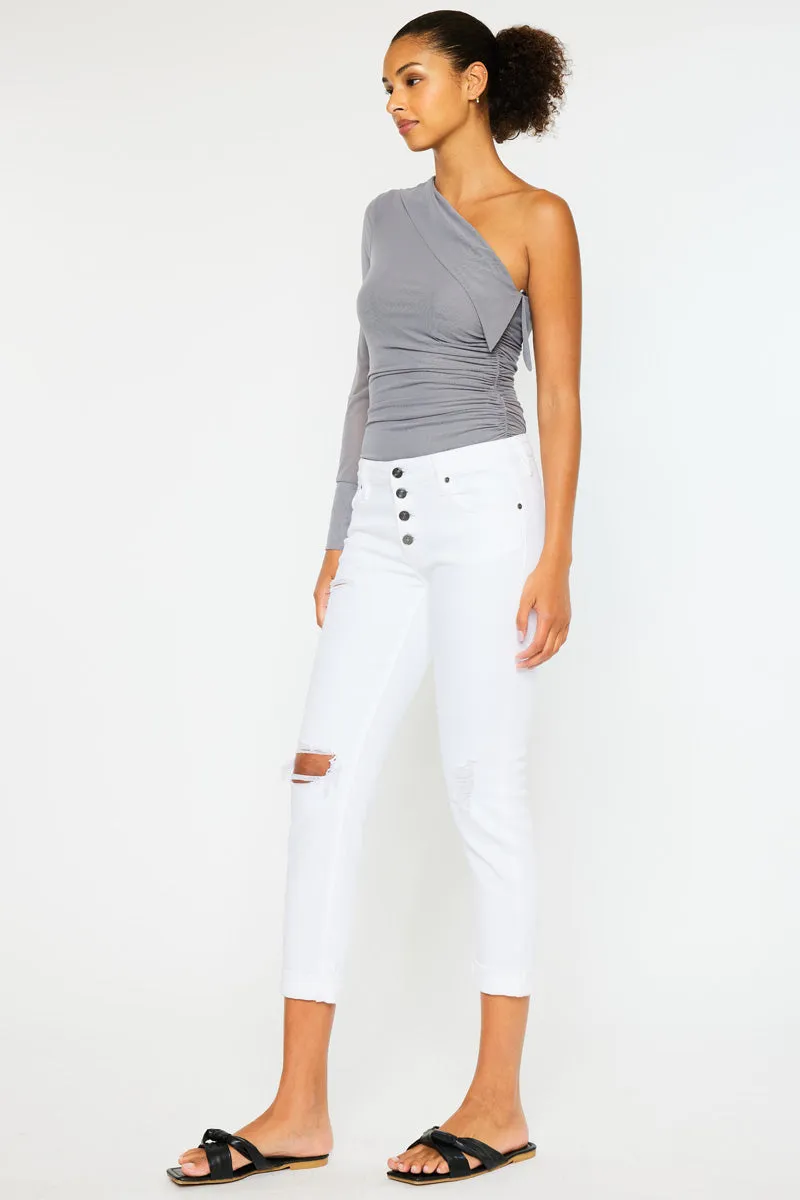 Kancan - Women's High Rise Mom Jeans - kc5118d