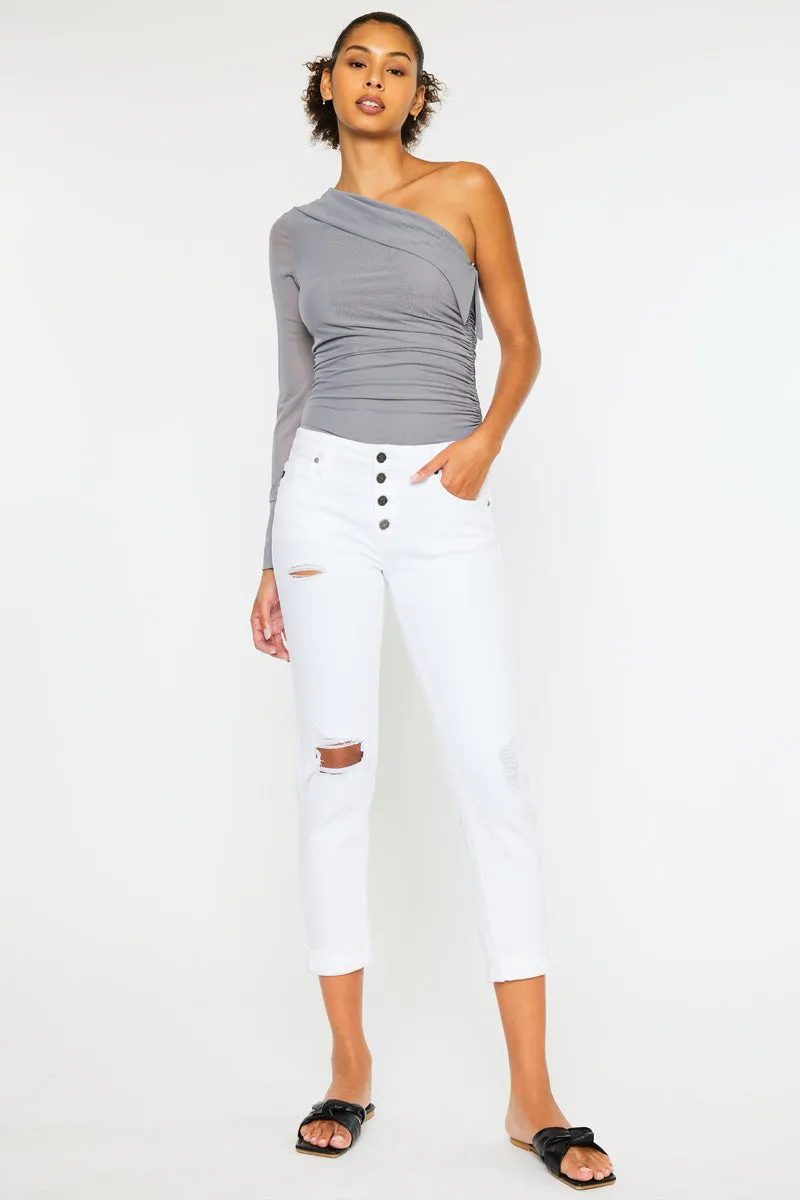 Kancan - Women's High Rise Mom Jeans - kc5118d