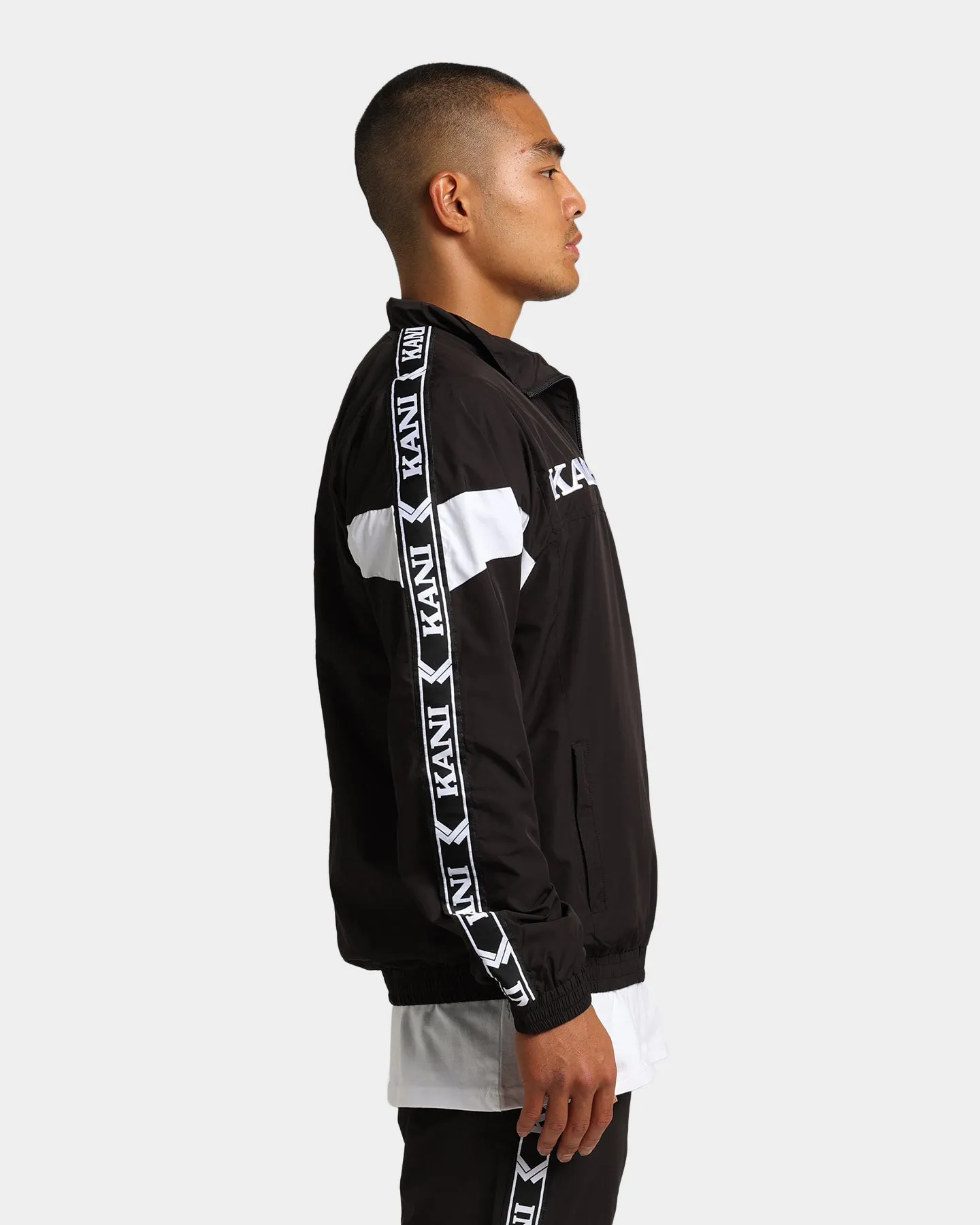 Karl Kani Retro Tape Track Jacket Black