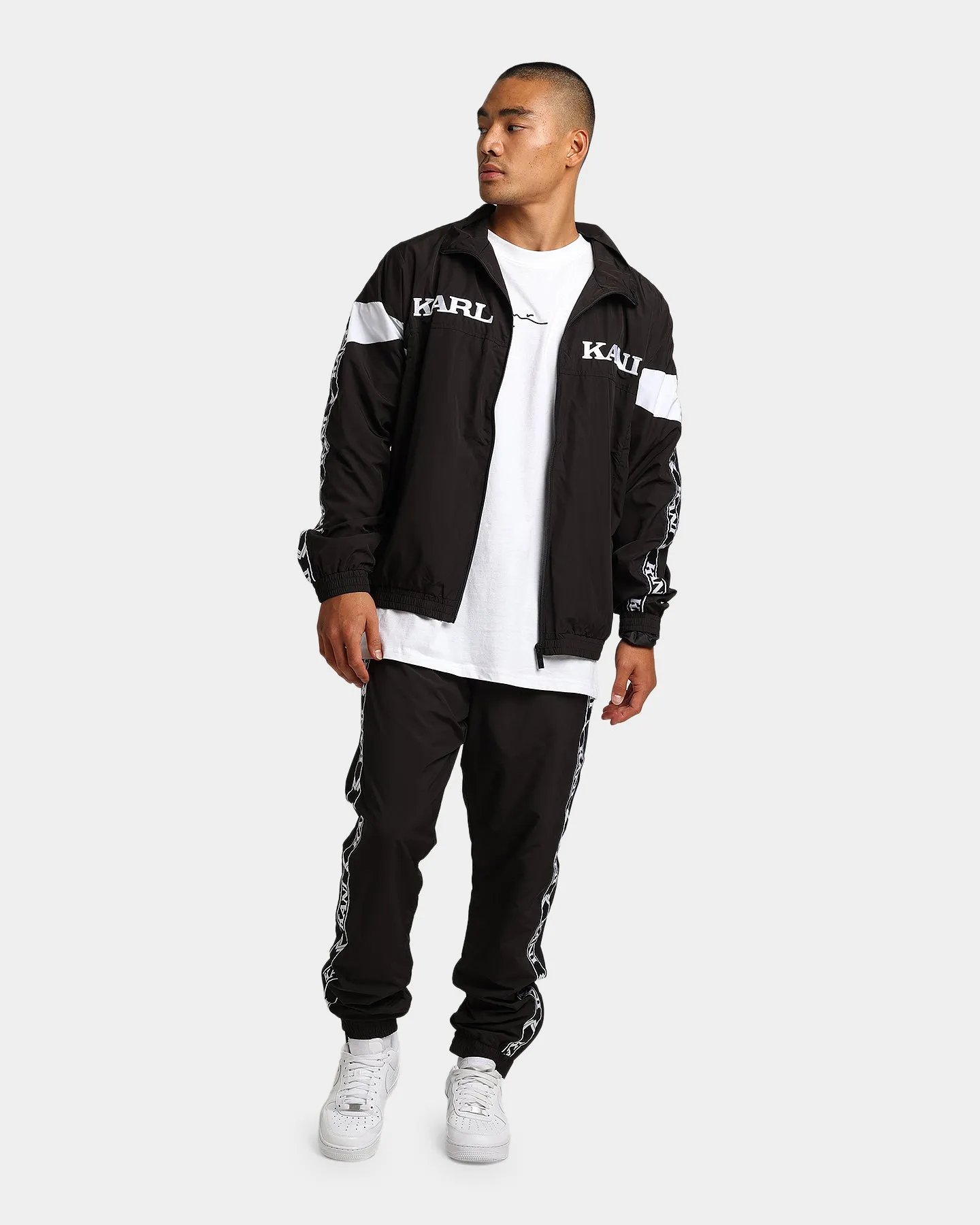 Karl Kani Retro Tape Track Jacket Black