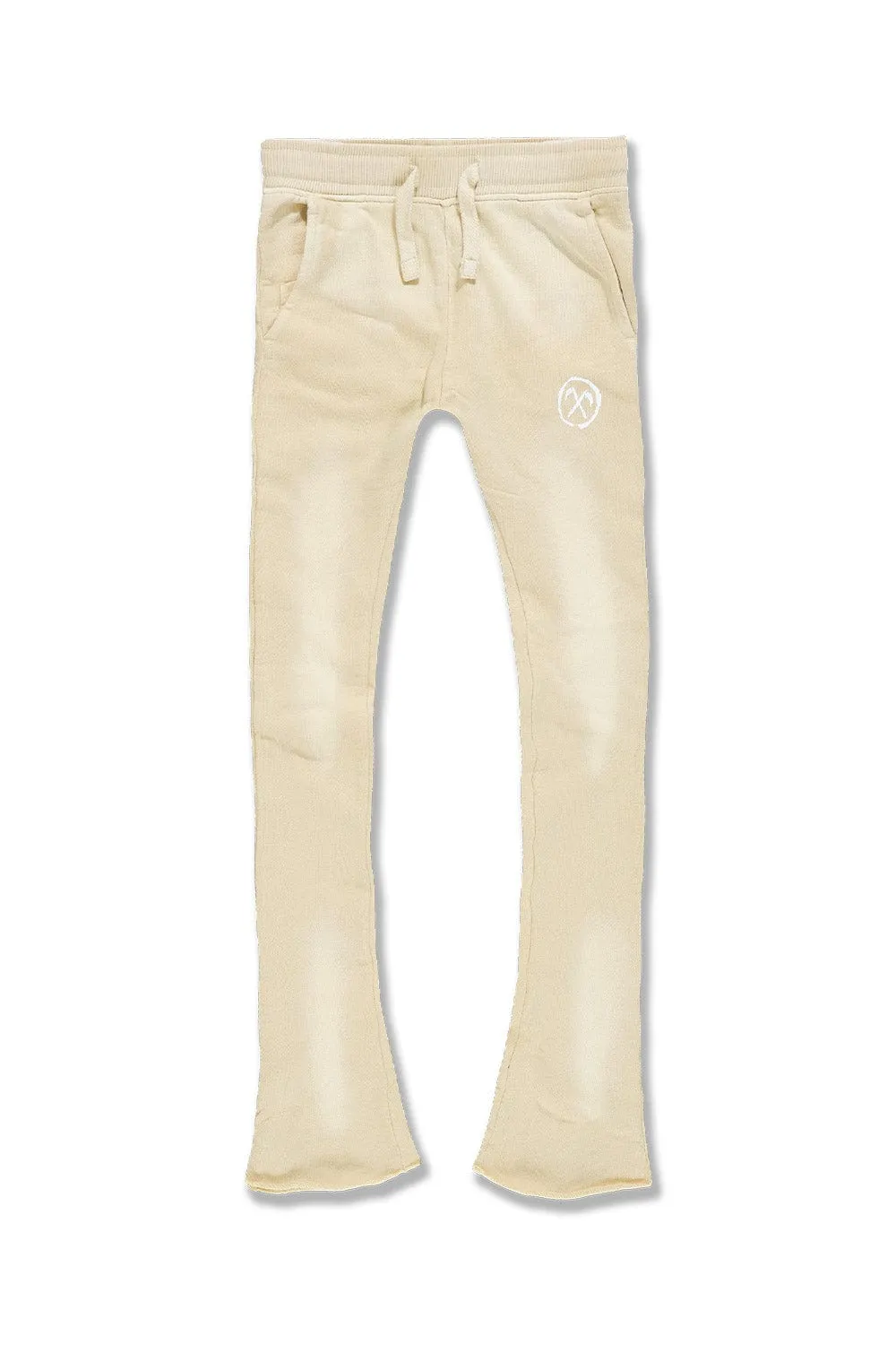 Kids Afterlife Stacked Sweatpants (Khaki)