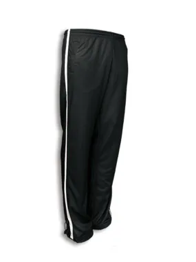 Kids Elite Sports Track Pants - Black/White