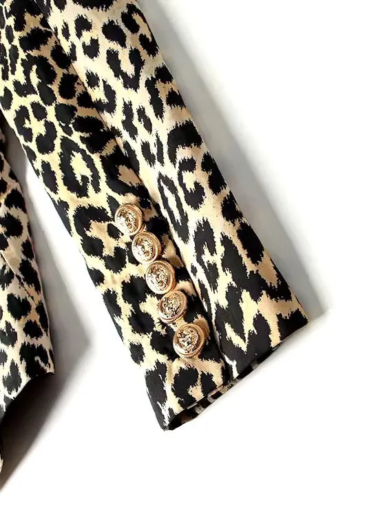 Klara Leopard Print Blazer