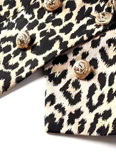 Klara Leopard Print Blazer