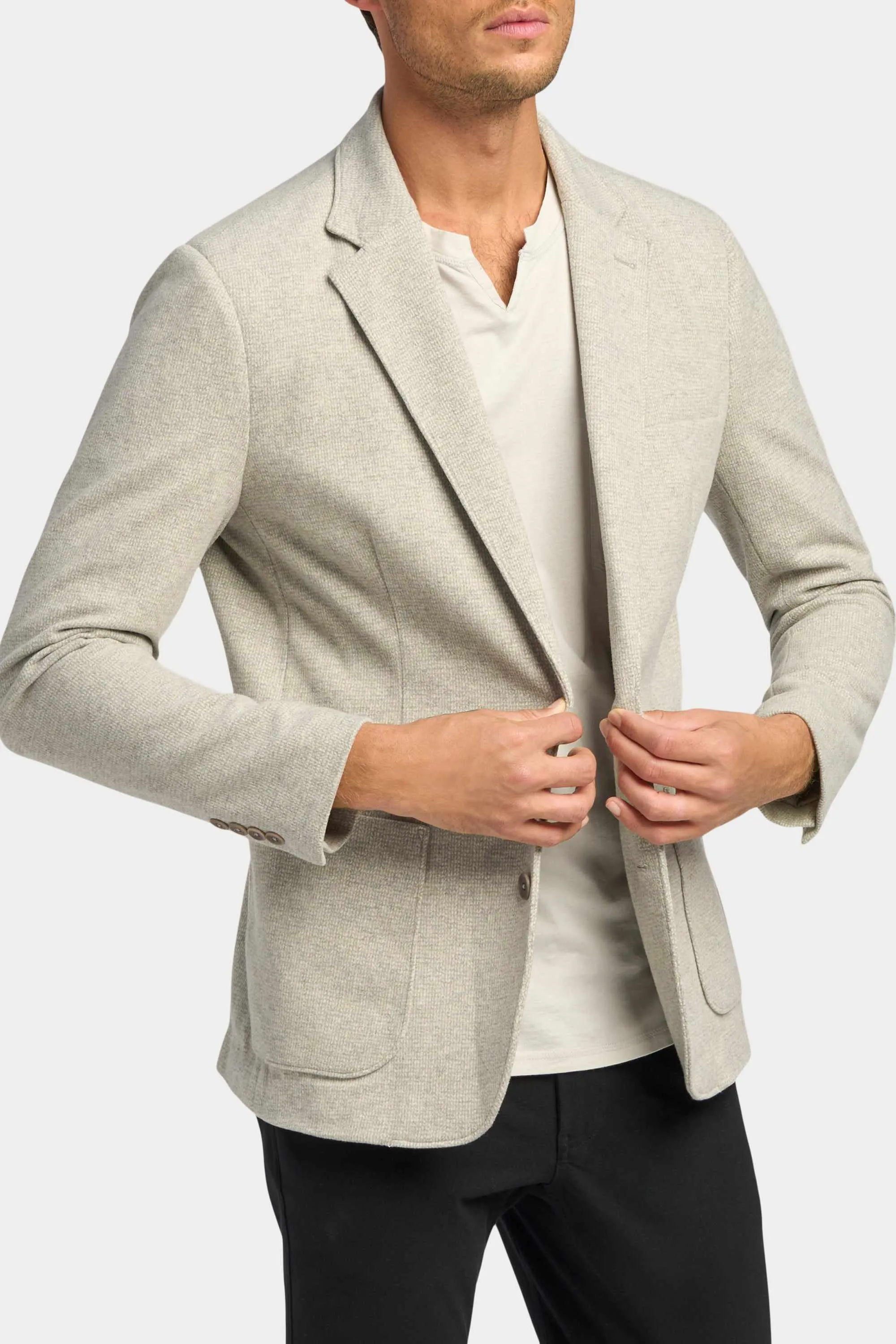 Knit Blazer | With Recycled Polyester