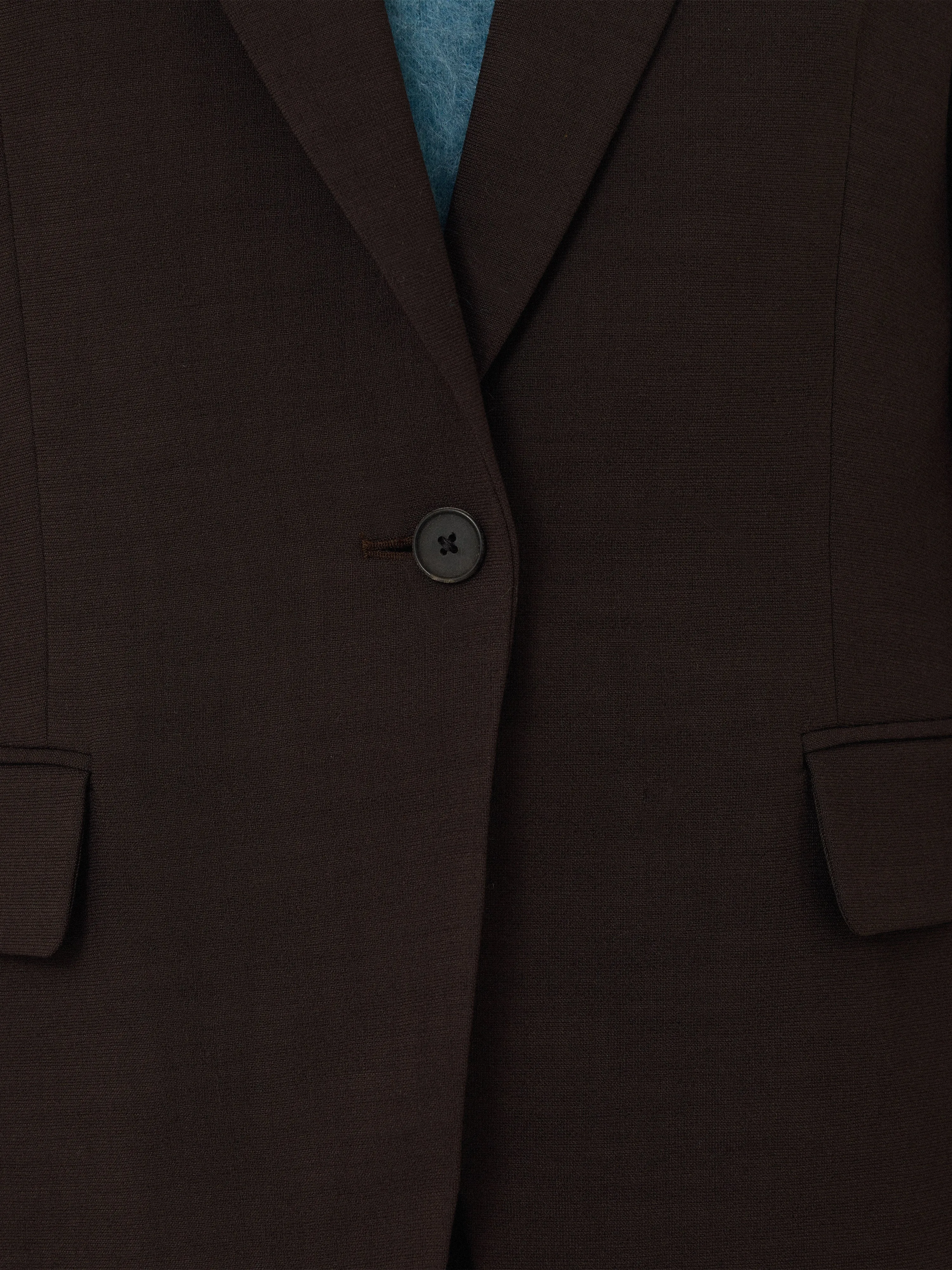 Knox Crosshatch Blazer | Brown