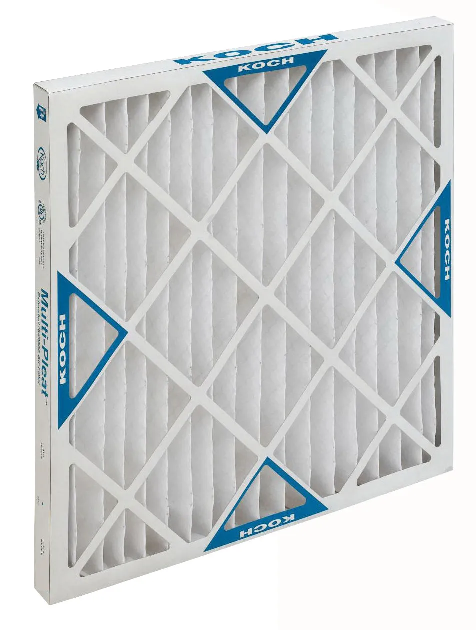 Koch 102-041-005 - 14" x 24" x 1" Pleated Air Filter, MERV 8